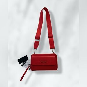 ED HARDY LIMITED EDITION Signature Skull Print Red Crossbody Bag NWT